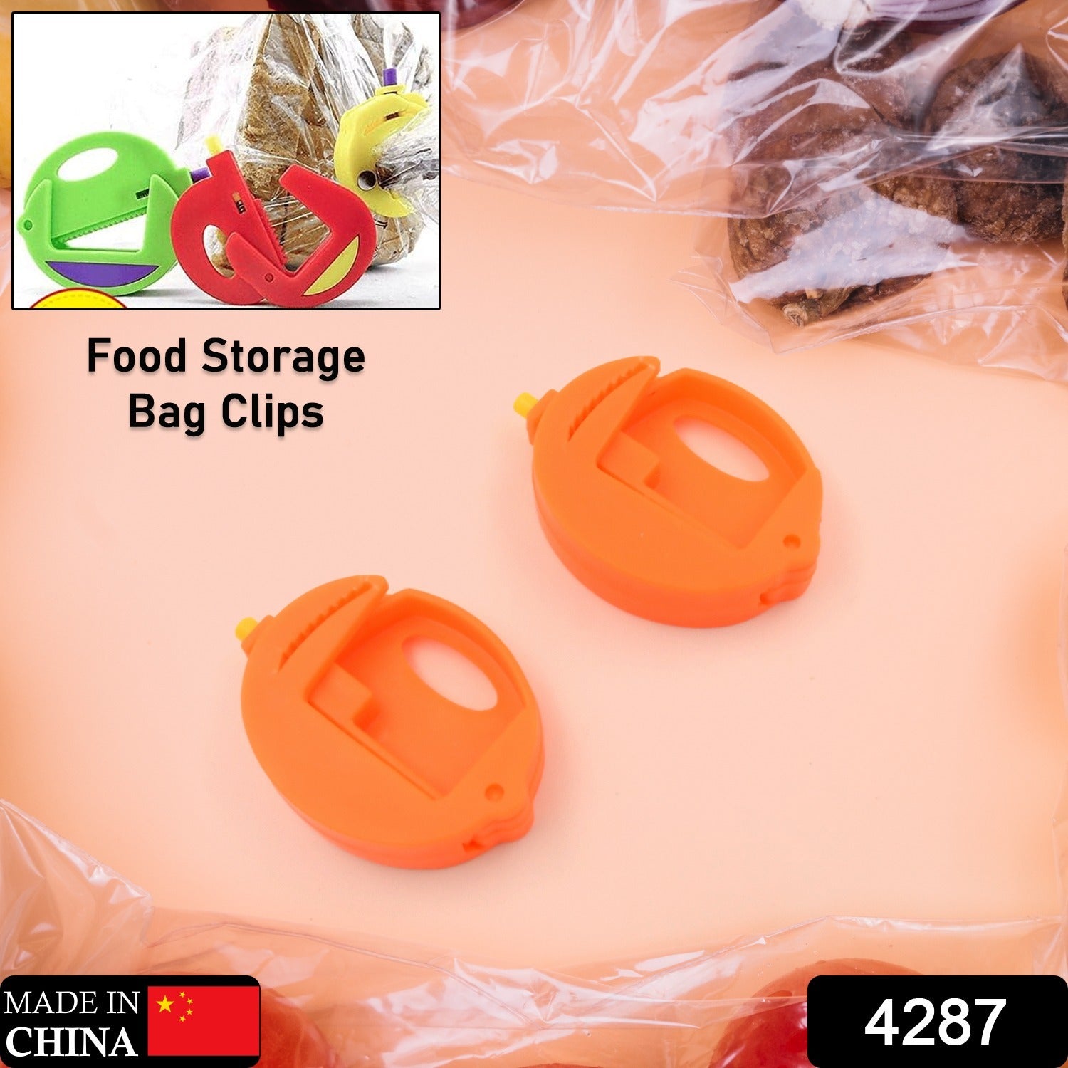 4287 2 Pc Round Shape Bag Clip Fruit Snacks Magnetic Seal Bag Clip Food Snack Seal Bag Clips Kids Kitchen Tool Plastic Clip 4287 2 Pc Round Shape Bag Clip Fruit Snacks Magnetic Seal Bag Clip Food Snack Seal Bag Clips Kids Kitchen Tool Plastic Clip